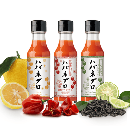 ハバネブロ３本セット (オリジナル・柚子・アールグレイ) 120ml x 4 - Habanebros