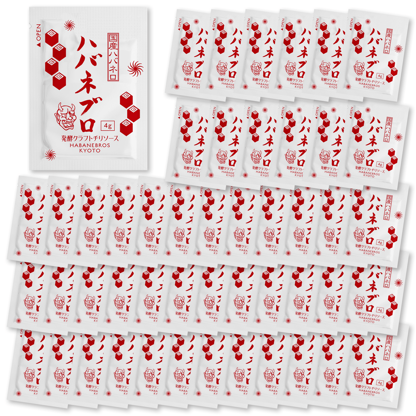 携帯に便利な小袋サイズ 【4g×50】 - Habanebros